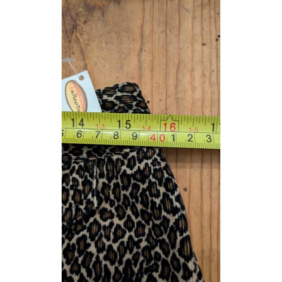 Talbots Cheetah Leopard Print Pencil Skirt NWT, Size 10, Animal Print Corduroy - Picture 3 of 9